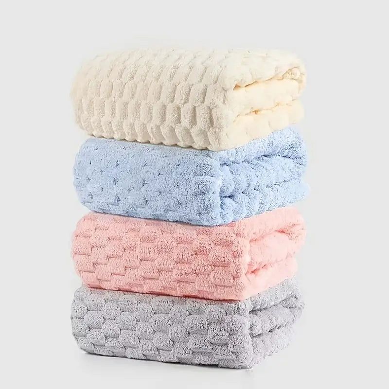 Microfiber Bath Towels 4 Pack Absorbent Quick Dry
