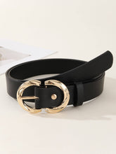 Women Adjustable Faux Leather Belt 105cm Snap Closure