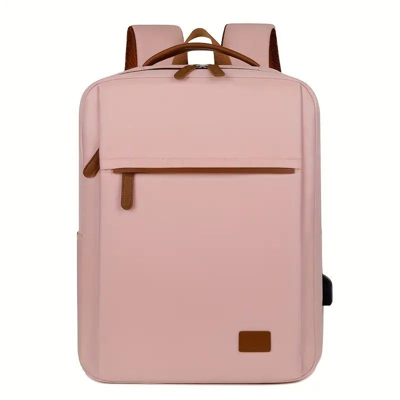 Large Capacity Laptop Backpack With Oxford Cloth