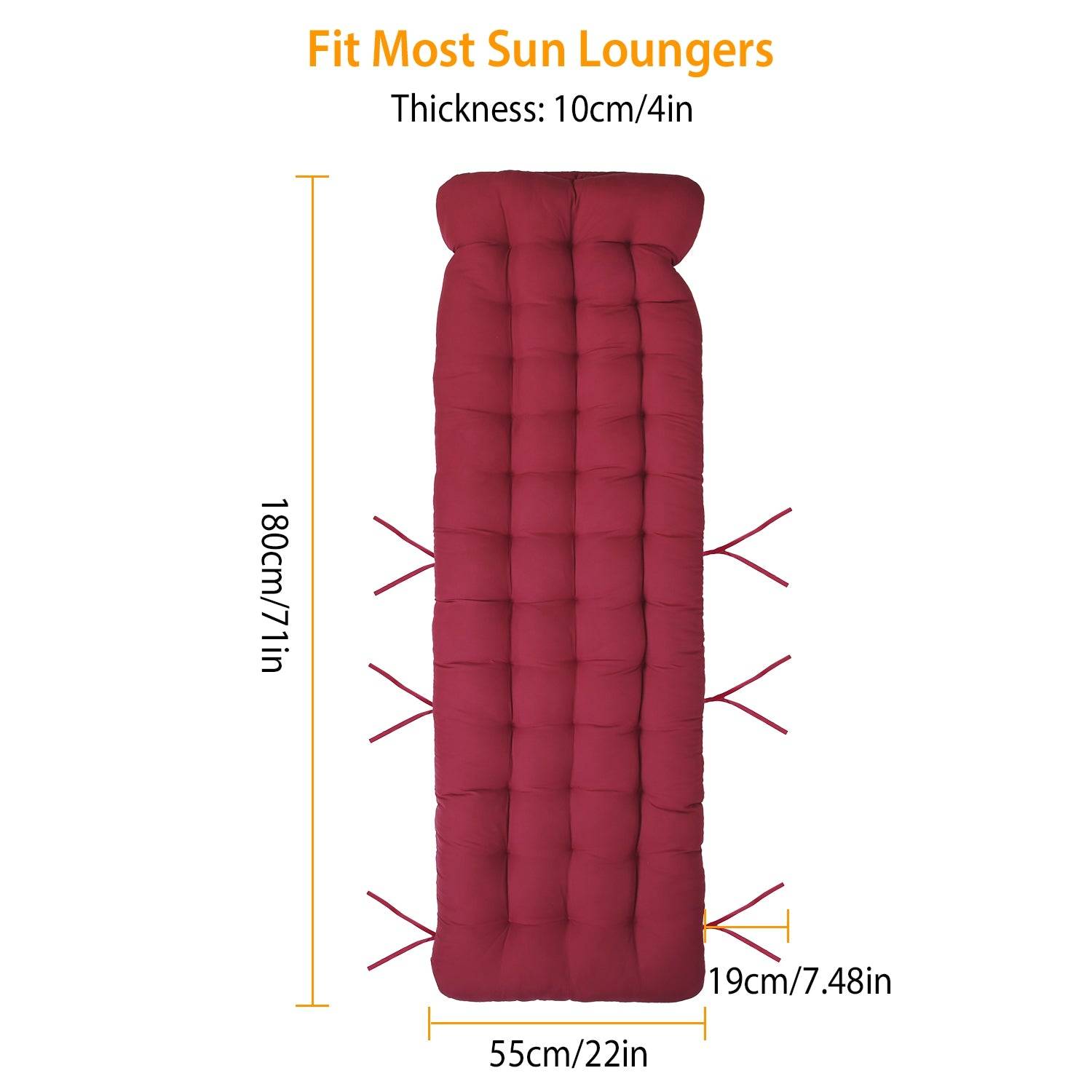 Outdoor Chaise Lounge Cushions 67 Or 71 Inch