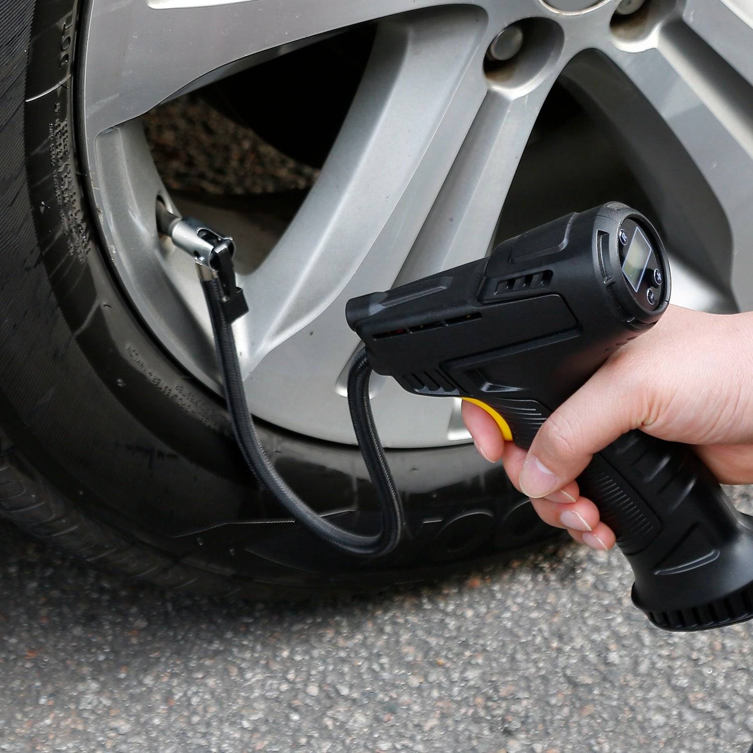Portable Car Tire Inflator 150 PSI With Digital Display