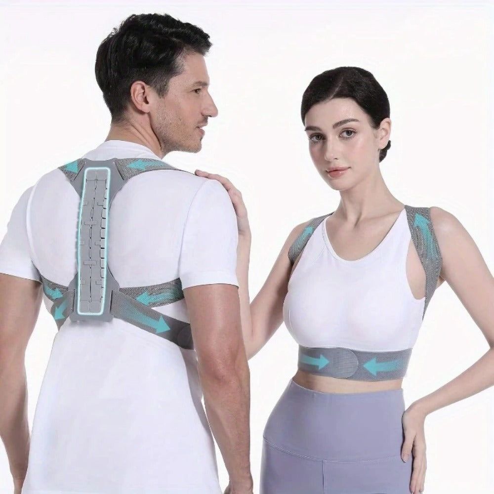 Posture Corrector with Metal Support and Adjustable Waist