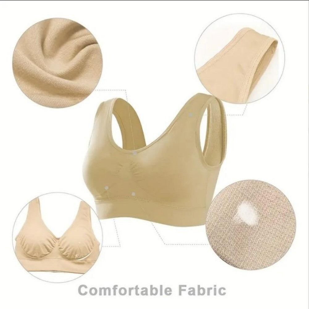 3 Pack Womens Seamless Sports Bras for Comfort and Sports