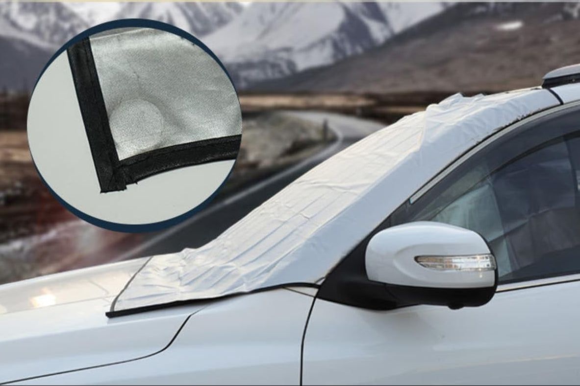 All Season Windshield Cover Snow Ice Sun Shade 215x92cm