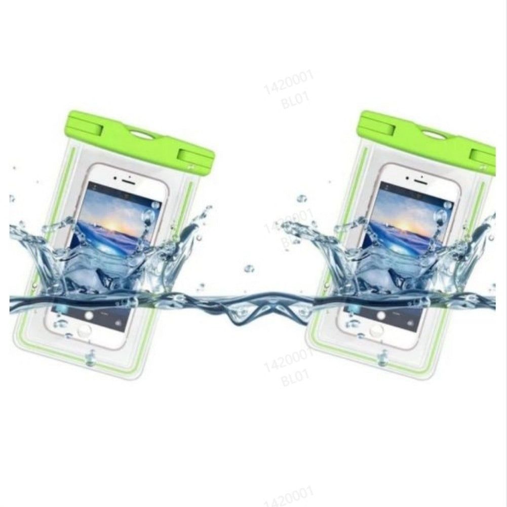 Waterproof Phone Pouch 2 Pack with IPX8 Touchscreen Bag