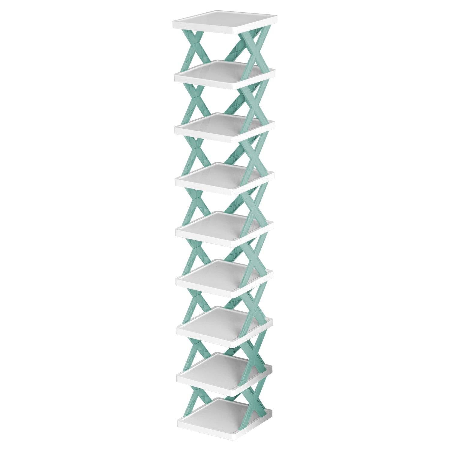 9 Tier Vertical Shoe Rack Organizer For Space Saving