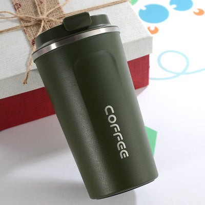 304 Stainless Steel Insulated Coffee Mug Double Wall Big Belly Cup 380ml 510ml Keeps Drinks Hot or Cold