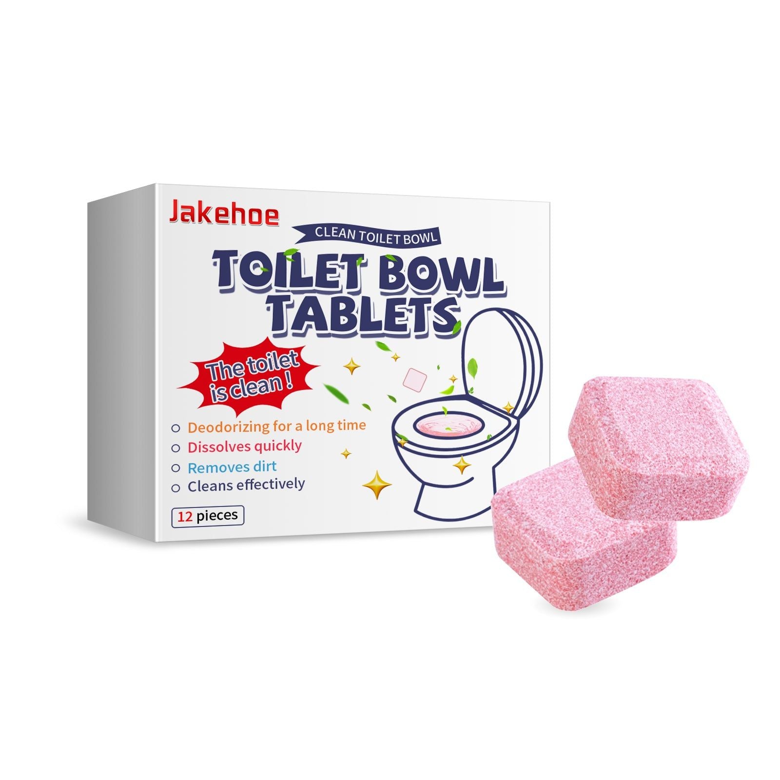 Toilet Bowl Cleaner Tablets With Lemon Extract