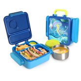 Kids Thermal Lunch Box With Insulated Storage Bag Set