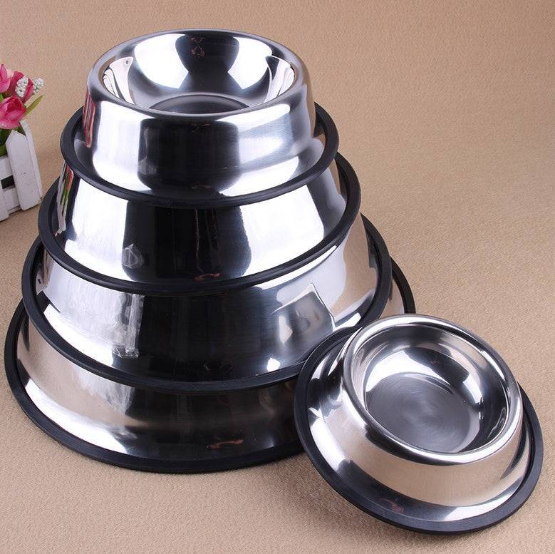 Stainless Steel Dog Bowl with Non Slip Base Durable for Pets