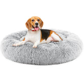 Washable Plush Dog Bed With Non Slip Bottom For All Sizes