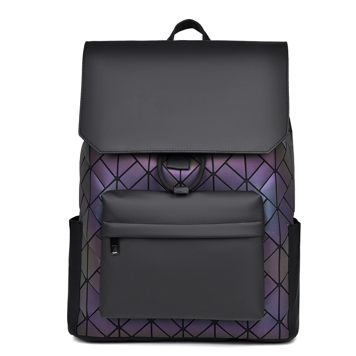 Diamond Pattern Waterproof Laptop Backpack for Men and Women