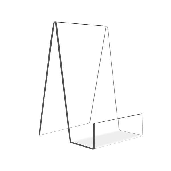 Clear Acrylic Stand With Triangular Base Book Display