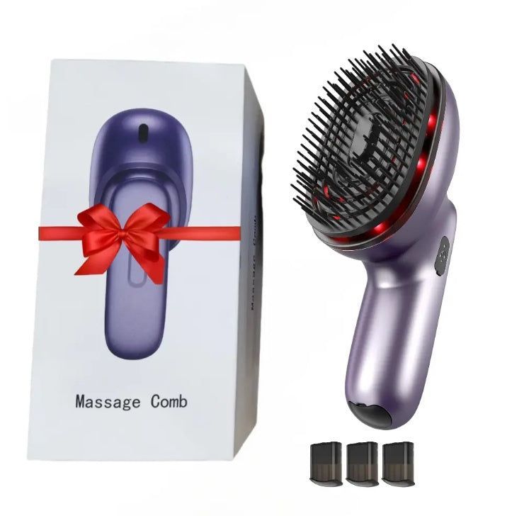 Electric Scalp Massager Comb with Essential Oil Mist