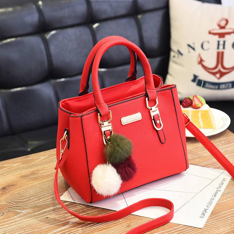 Chic PU Leather Small Shoulder Bag Convertible Strap
