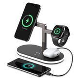 4 in 1 Magnetic Wireless Charging Station with LED Light