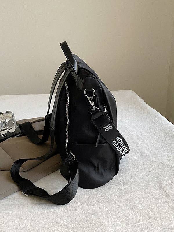 Womens Waterproof PU Rucksack Large Capacity Travel