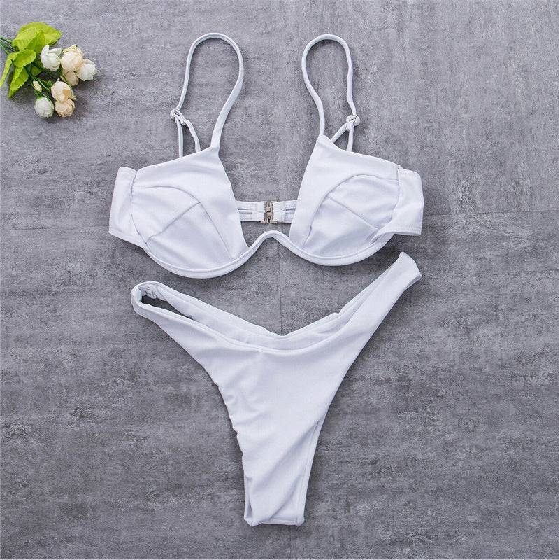 Women’s Multicolor Adjustable Bikini Two Piece Set