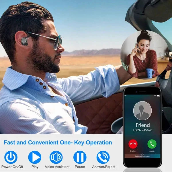 Bluetooth Wireless Earbuds with Touch Control