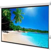 100 Inch Motorized Projector Screen with Remote Control
