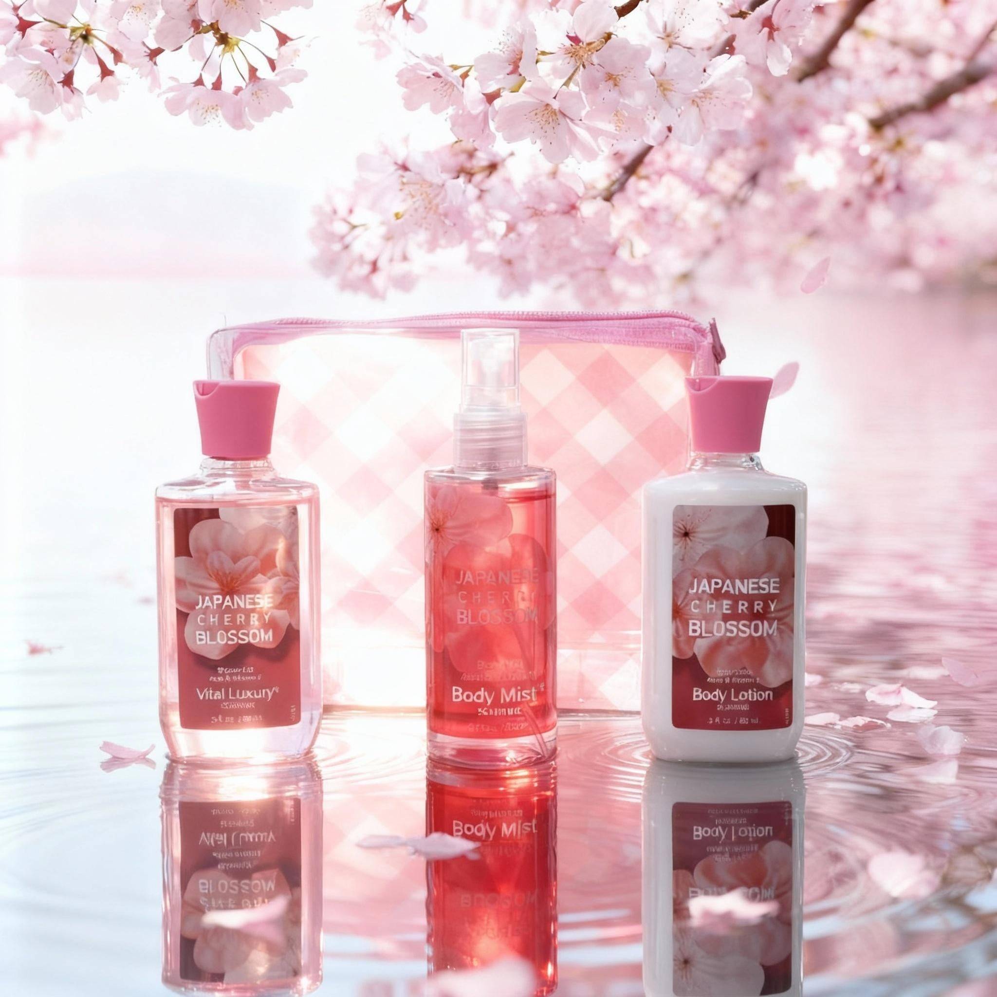 Japanese Cherry Blossom Skincare Gift Set
