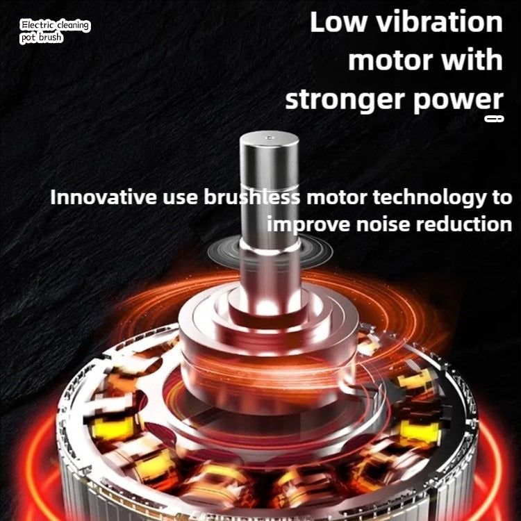 Electric Spin Scrubber with Interchangeable Brush Heads