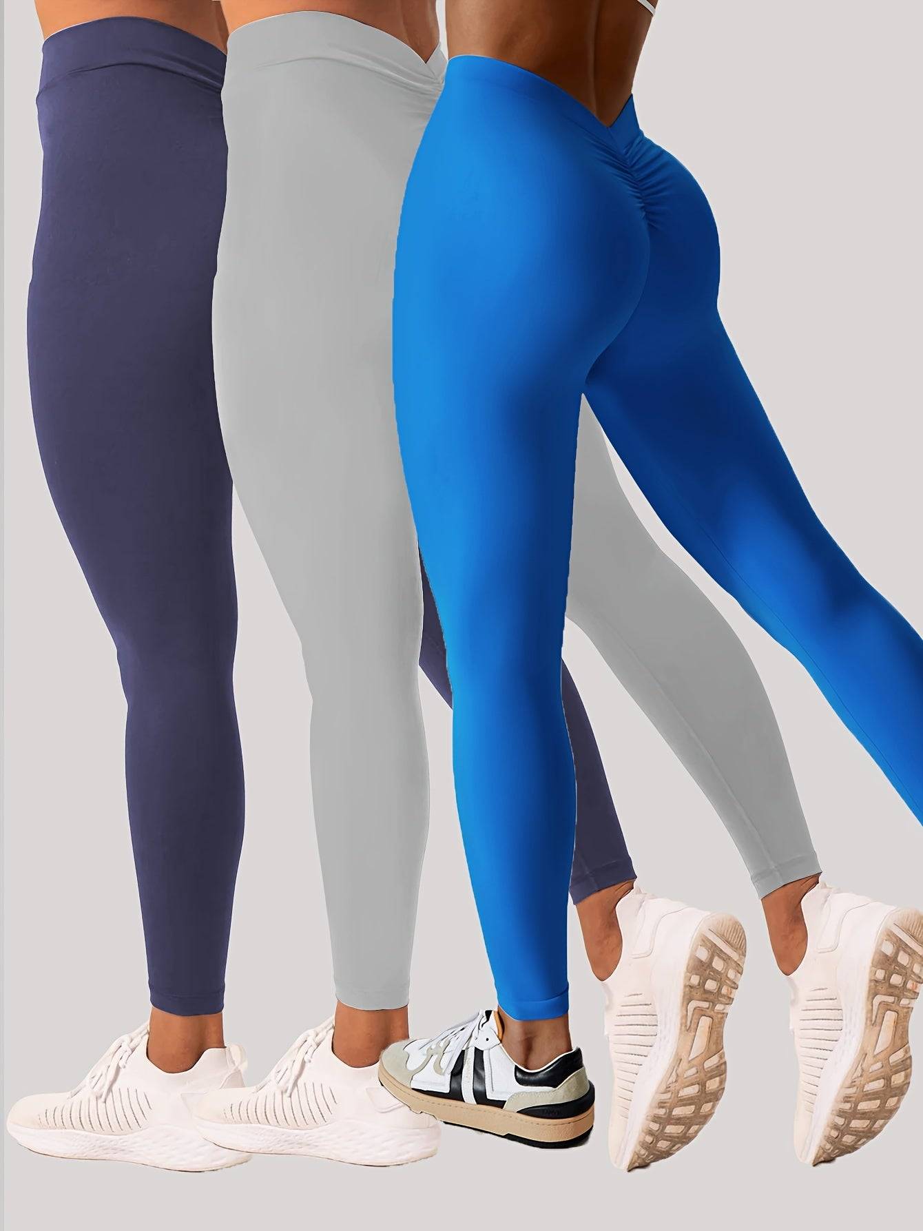 3 Pack High Waist Butt Lift Leggings