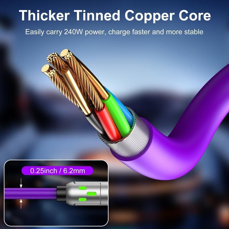 4 in 1 Fast Charging Cable with 240W Power Delivery