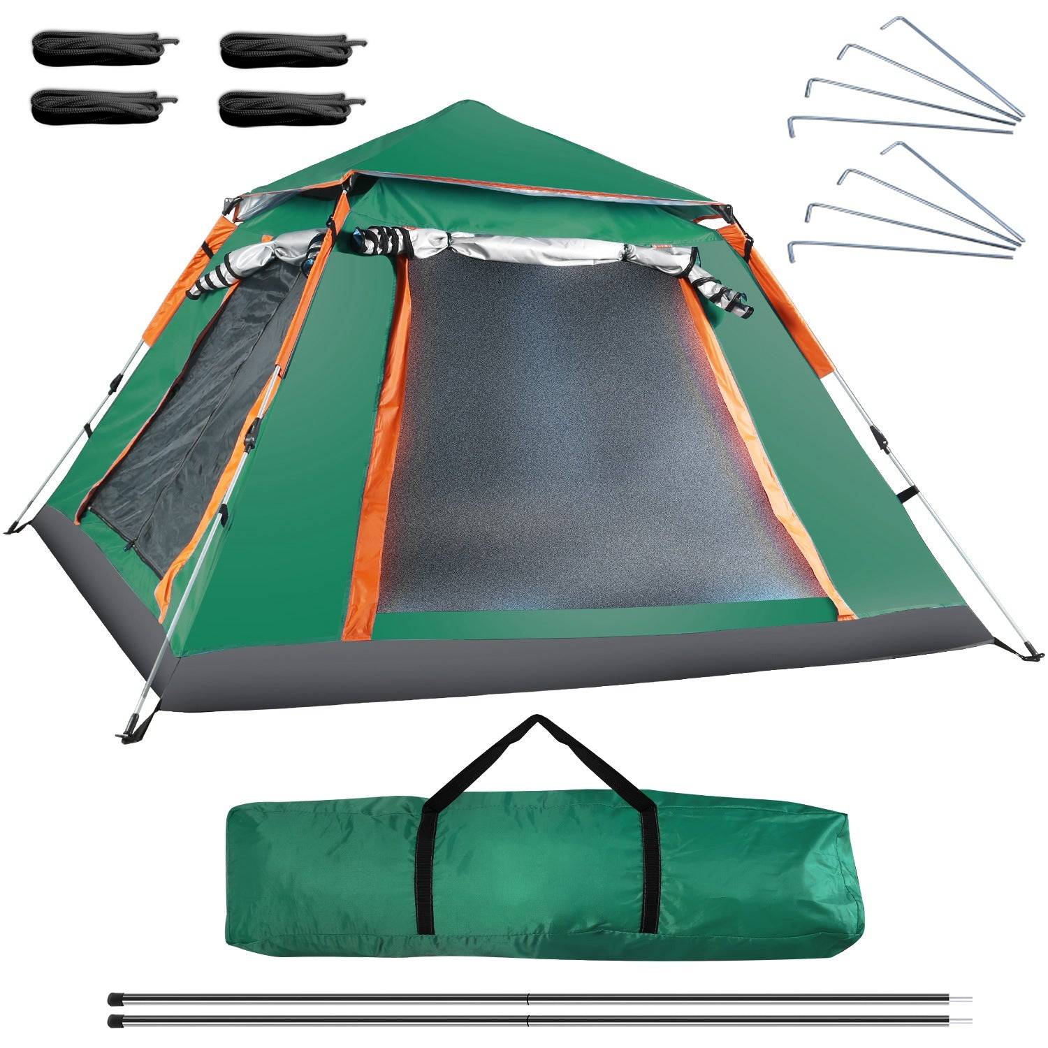 Camping Tent 4 5 Person Waterproof With Mosquito Net