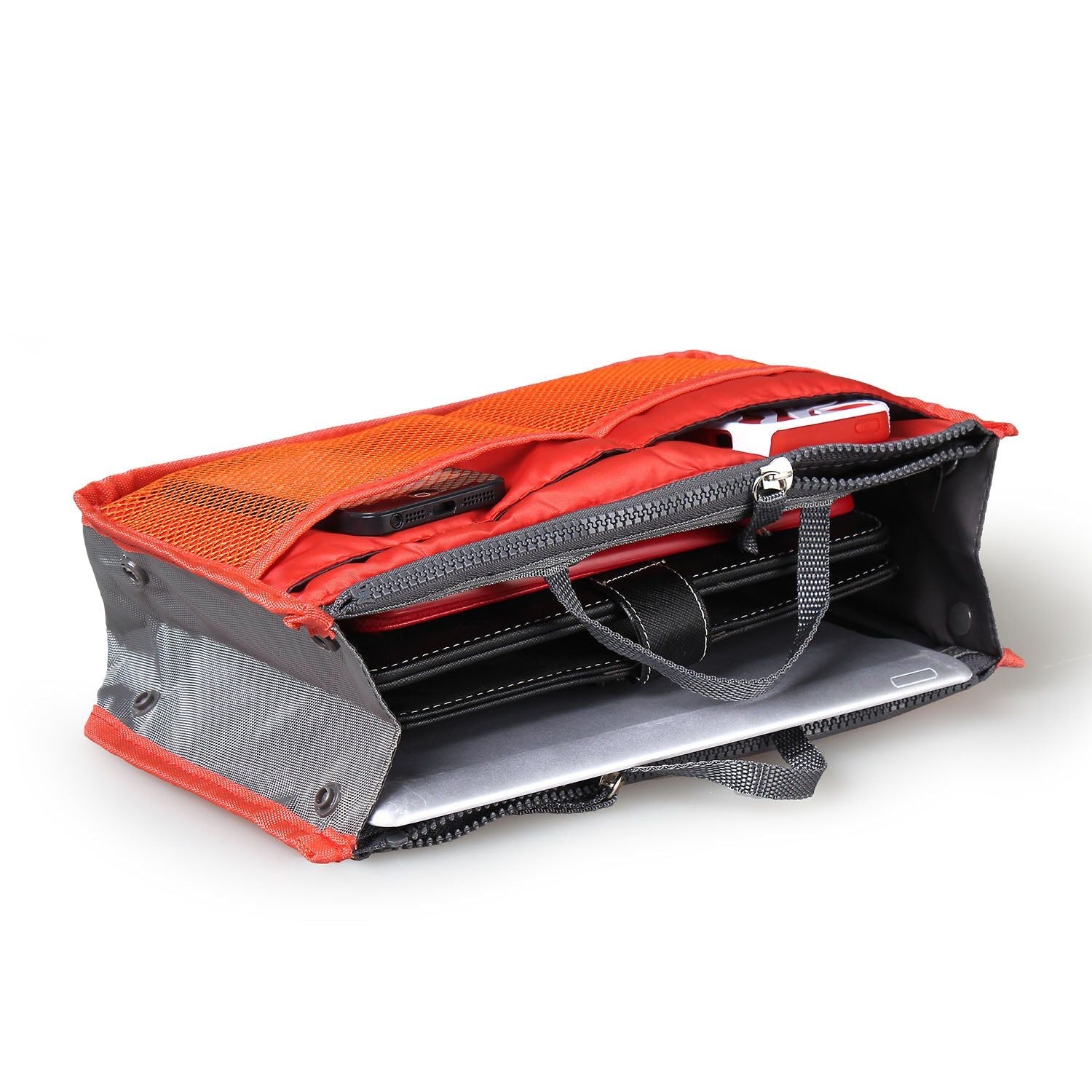 Handbag Organizer Purse Insert With 13 Pockets And Handle