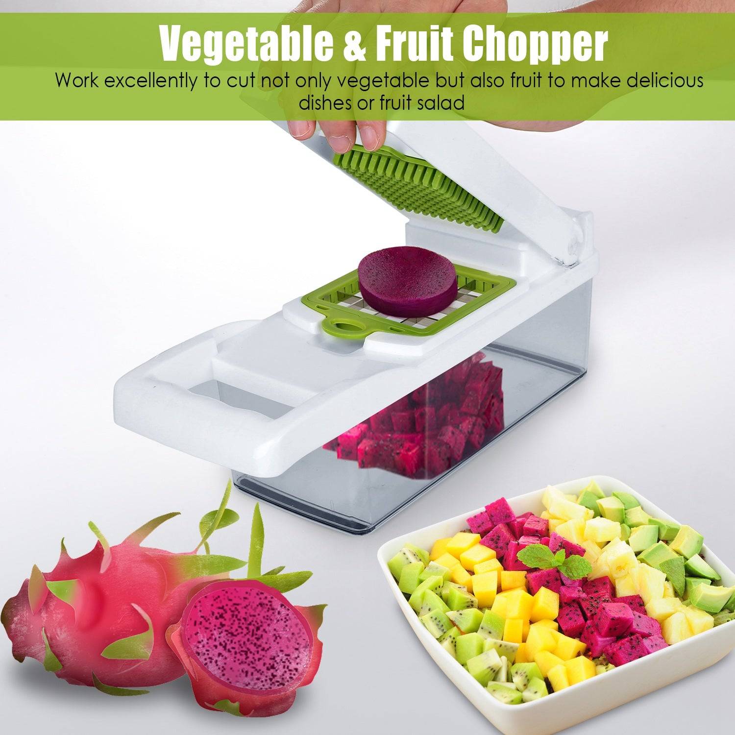 12 In 1 Vegetable Chopper With Slicer