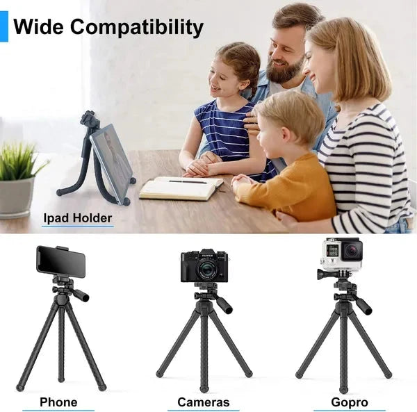 Adjustable Phone Tripod with Wireless Remote