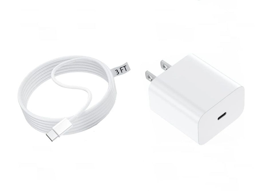 Phone Charger 2 Pack Fast Charging Cable and Wall Plug