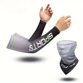 UV Resistant Cooling Arm Sleeves Set With Mask