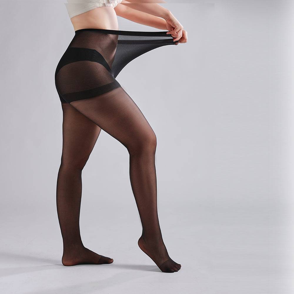 Plus Size Sheer Tights 3 Pack 20D Control Top
