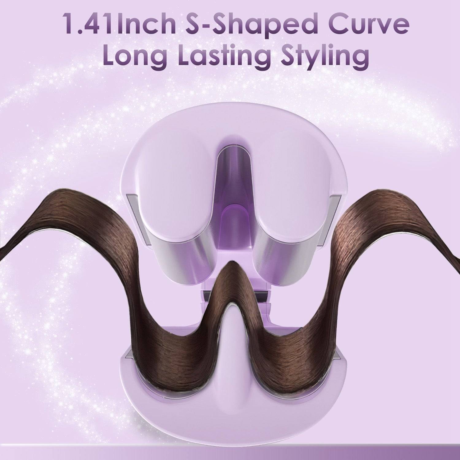 Ceramic Hair Waver 1.41in with Fast Heating