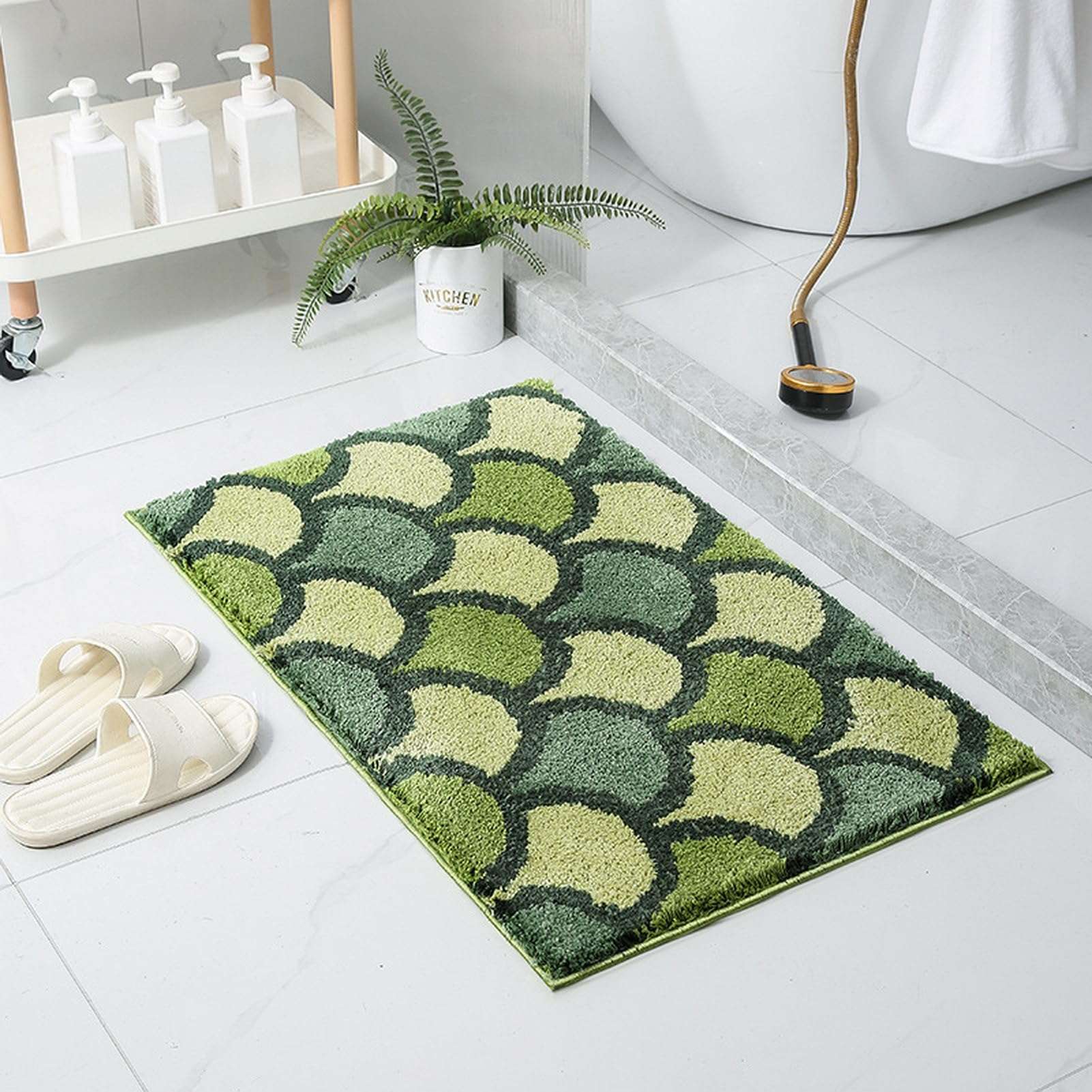 Microfiber Bath Rug Absorbent Washable Floor Mat