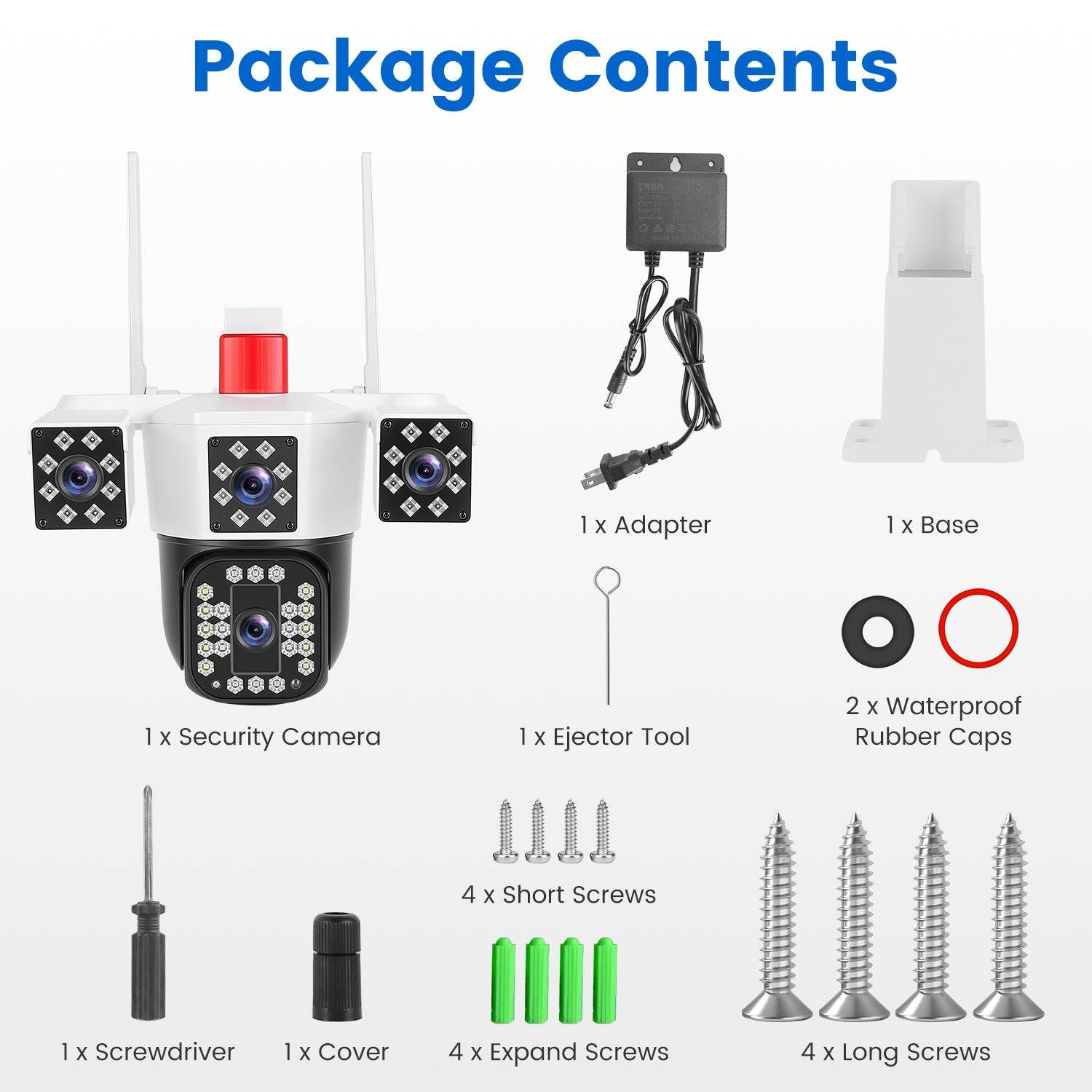 1080P Security Camera with Auto Tracking 360 View