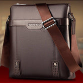 Bag PU Leather Messenger Crossbody with Zipper Closure