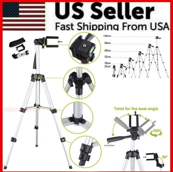 Tripod for Camera and Phone Photography Stand