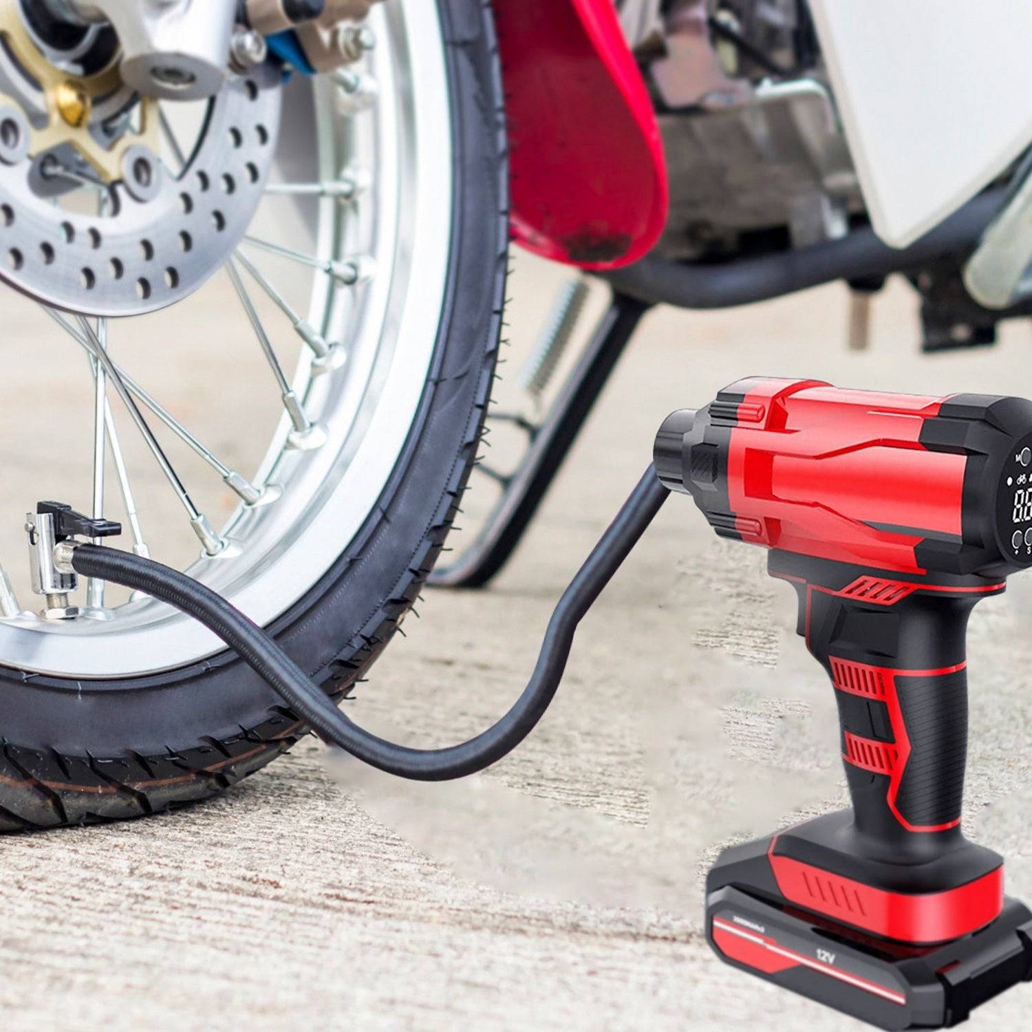 Wireless Tire Inflator 150 PSI Rechargeable