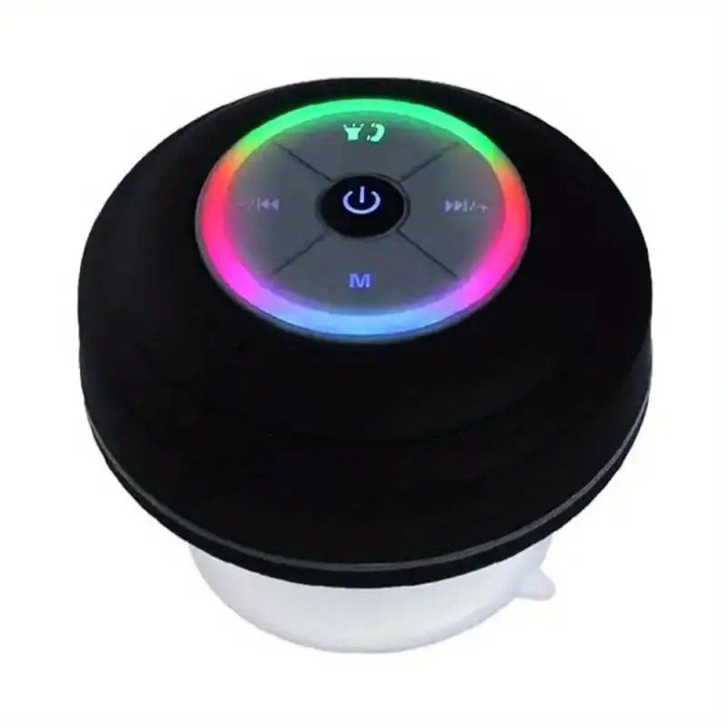 Wireless Bathroom Speaker with Suction Cup Design