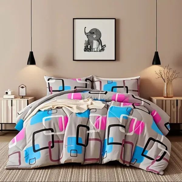 Twin Duvet Covers Set with Pillowcase Two Piece Design