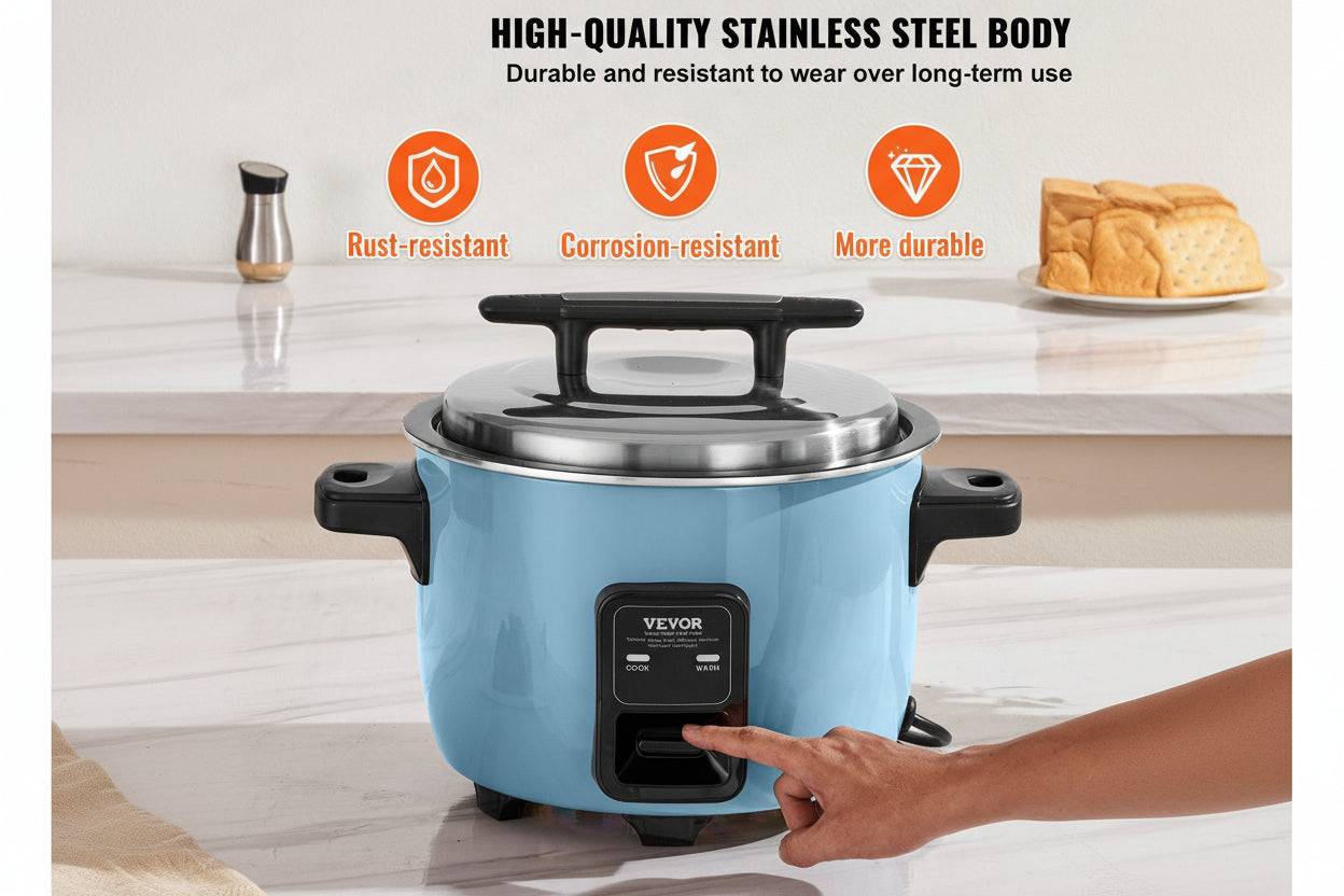 Commercial Rice Cooker 13L Capacity for 60 Cups