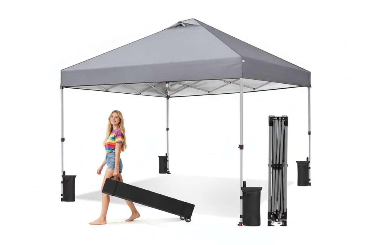 10x10 Portable Canopy Tent with One Click Setup