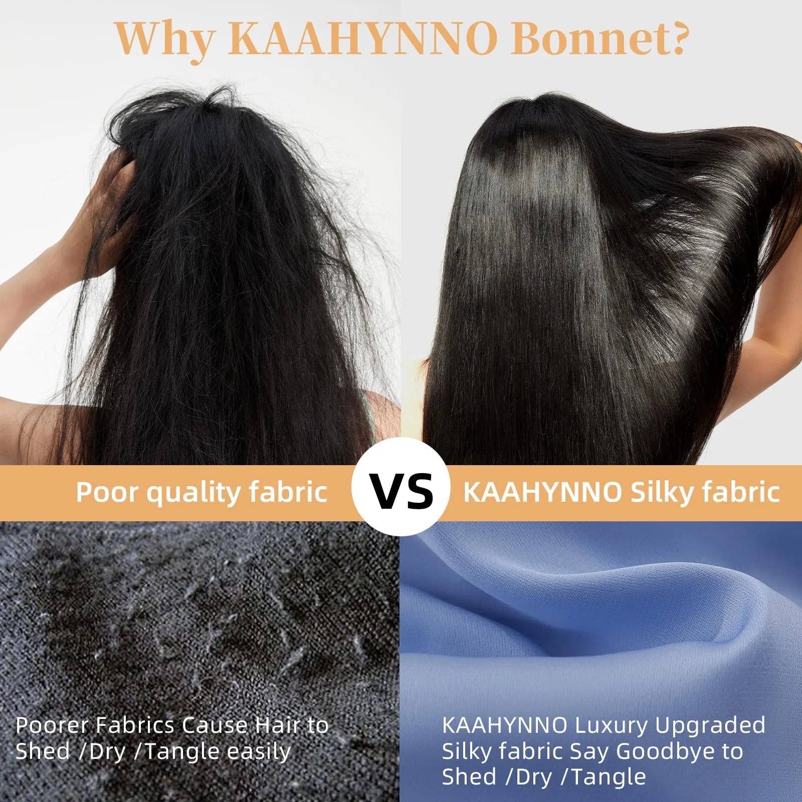 Silk Bonnet Satin Sleep Cap Adjustable Reversible Design