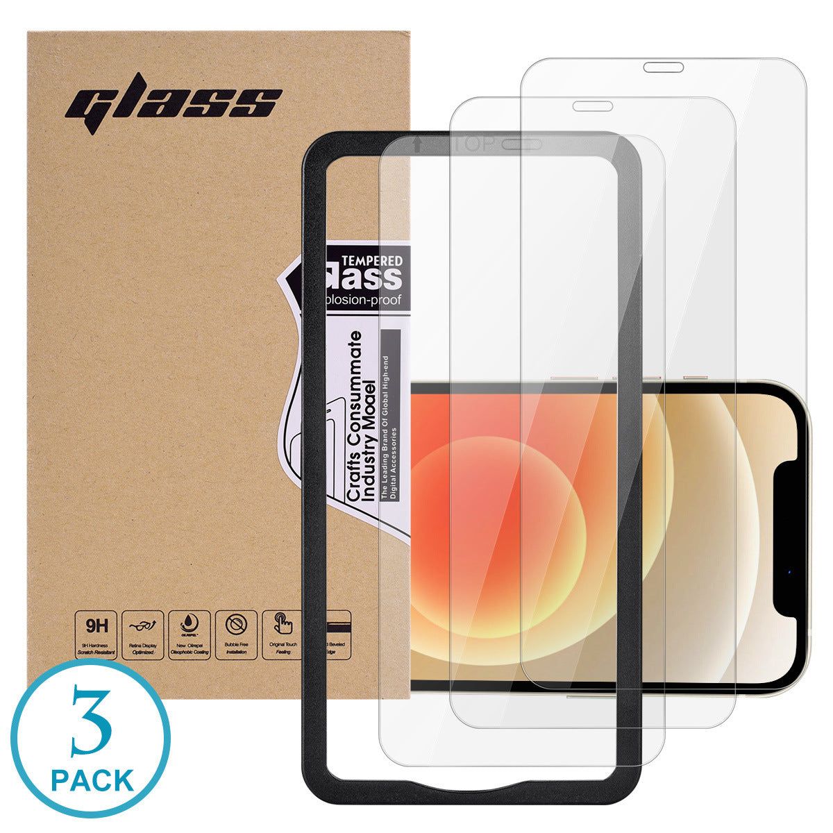 Screen Protector Tempered Glass Anti Fingerprint Shield