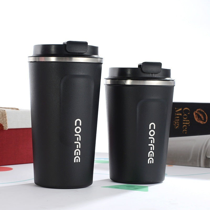 304 Stainless Steel Insulated Coffee Mug Double Wall Big Belly Cup 380ml 510ml Keeps Drinks Hot or Cold
