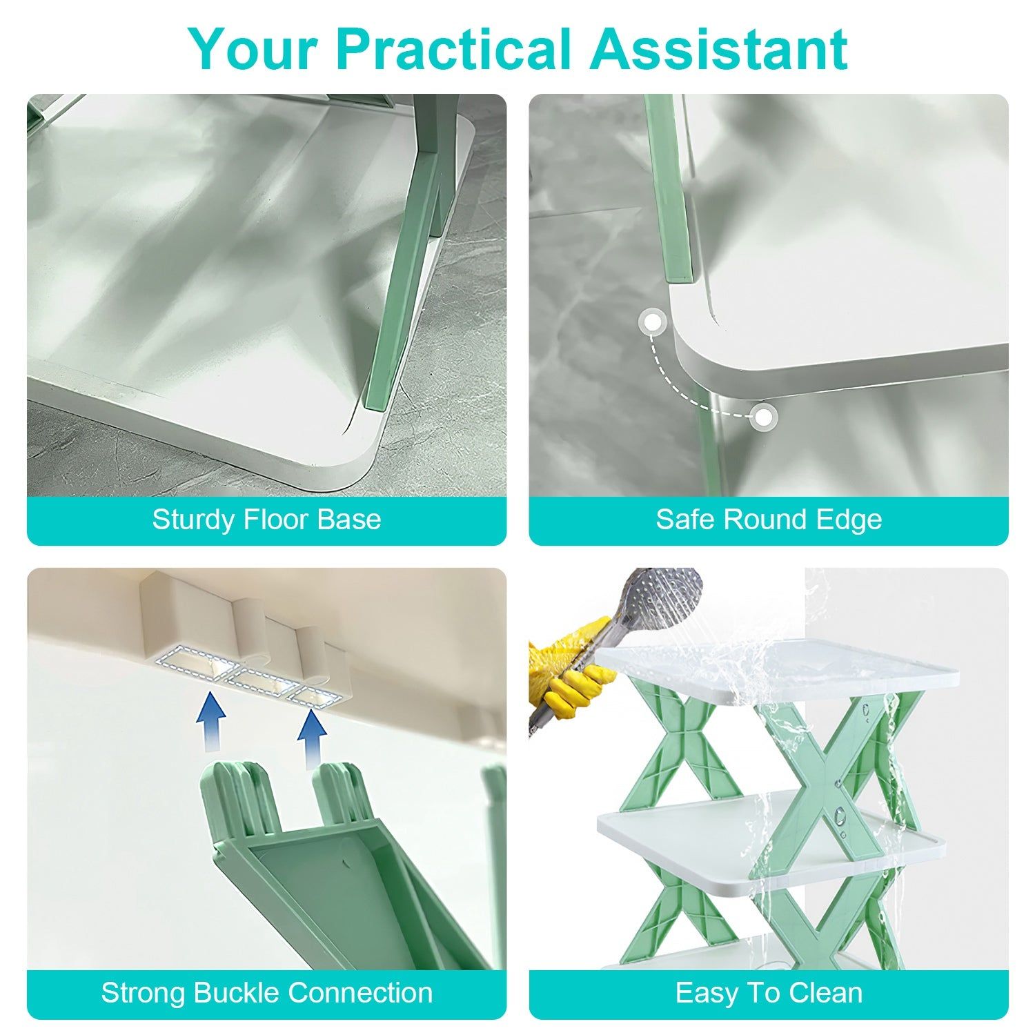 9 Tier Vertical Shoe Rack Organizer For Space Saving