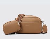 Womens PU Leather Tote Bag with Woven Lock